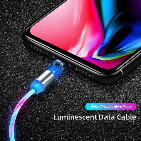 🌟 Best Seller: 3-in-1 LED Magnetic Charging Cable! 🌟 Compatible with iPhone, Samsung, & Android. Fast Charging USB Type-C with 180°/540° Rotational Connectors. Durable PVC & Aluminum Alloy